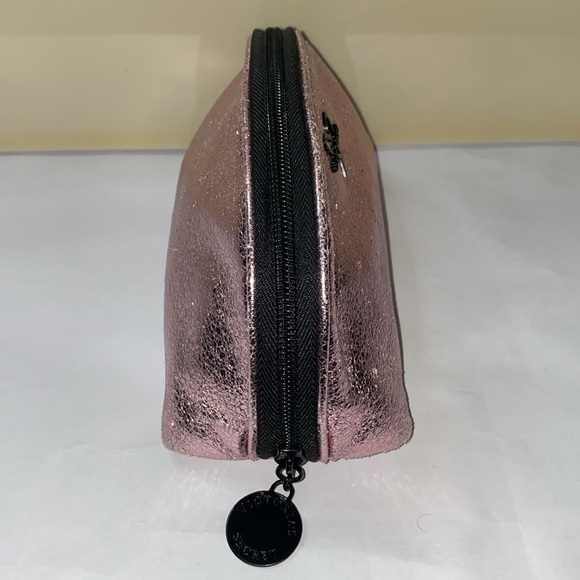 Victoria Secret Pink Metallic Cosmetic Pouch EUC - Picture 3 of 11
